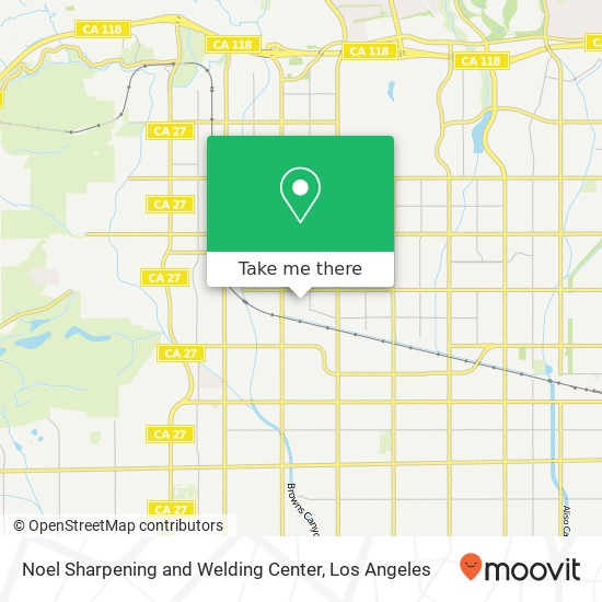 Noel Sharpening and Welding Center map