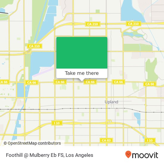 Foothill @ Mulberry Eb FS map