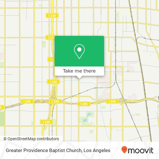 Greater Providence Baptist Church map