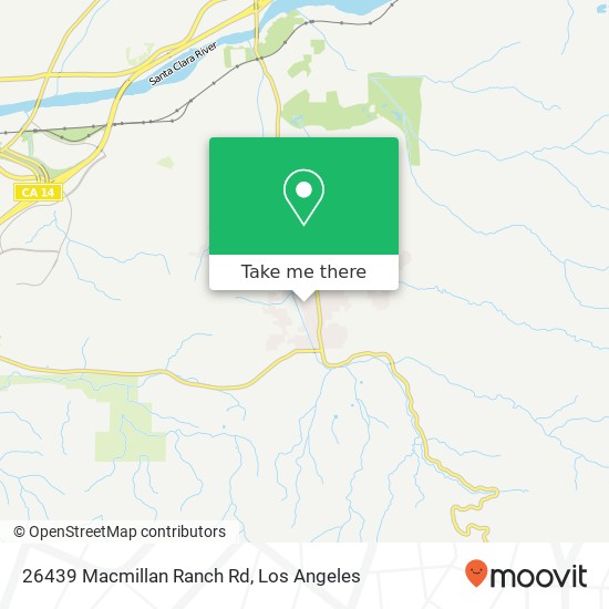 Mapa de 26439 Macmillan Ranch Rd