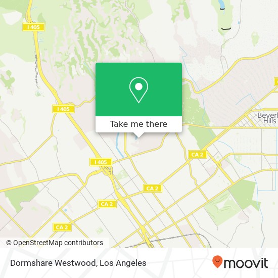 Mapa de Dormshare Westwood