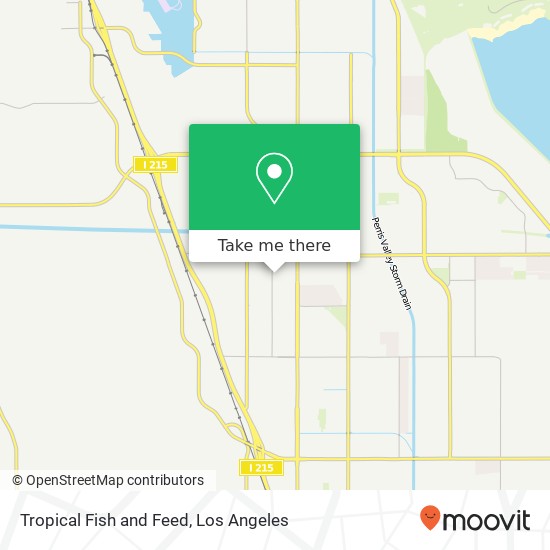 Tropical Fish and Feed map