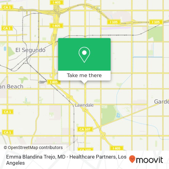 Emma Blandina Trejo, MD - Healthcare Partners map