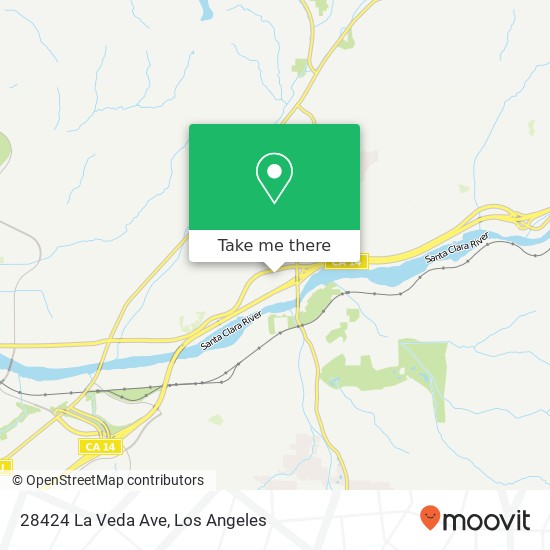 Mapa de 28424 La Veda Ave