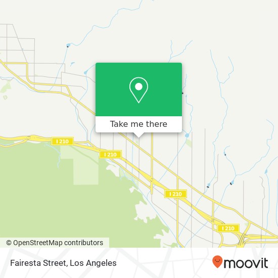 Fairesta Street map