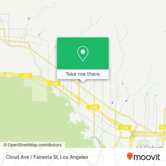 Mapa de Cloud Ave / Fairesta St