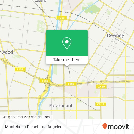 Montebello Diesel map