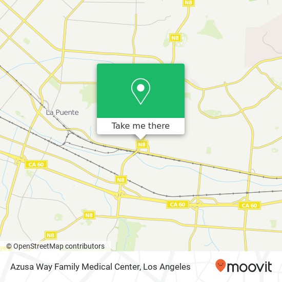 Mapa de Azusa Way Family Medical Center