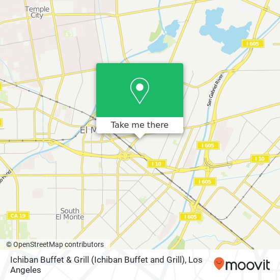 Mapa de Ichiban Buffet & Grill
