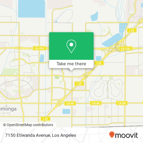 Mapa de 7150 Etiwanda Avenue