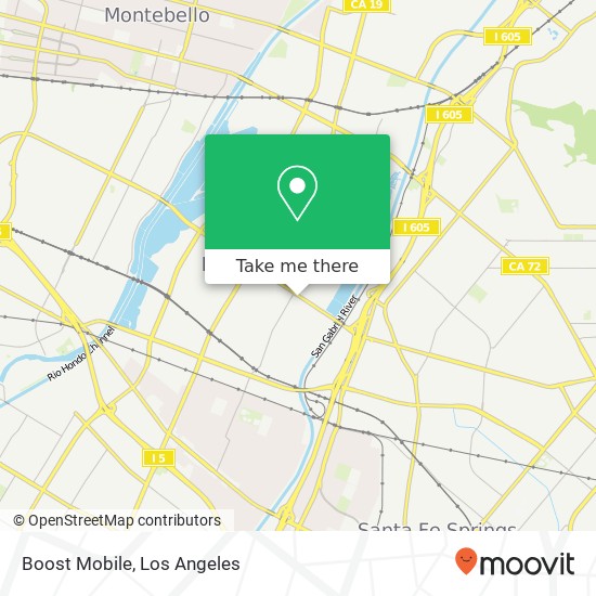 Boost Mobile map