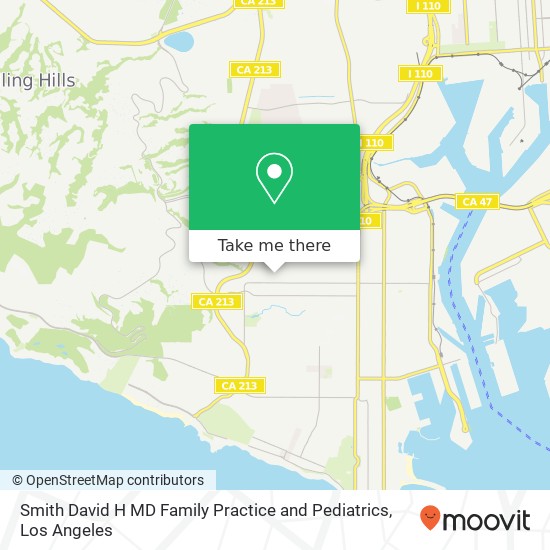 Mapa de Smith David H MD Family Practice and Pediatrics