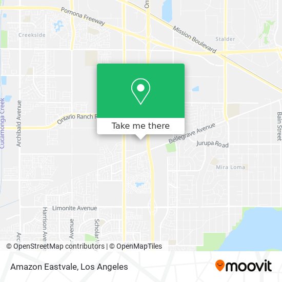 Amazon Eastvale map