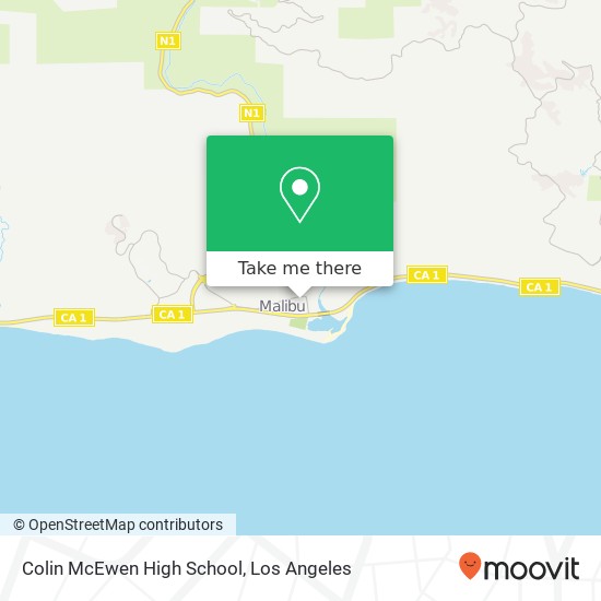 Mapa de Colin McEwen High School