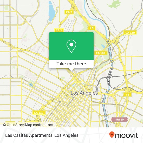 Las Casitas Apartments map