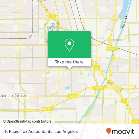 F. Rubio Tax Accountants map