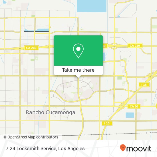 7 24 Locksmith Service map