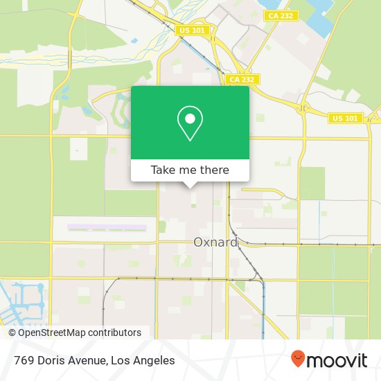 769 Doris Avenue map