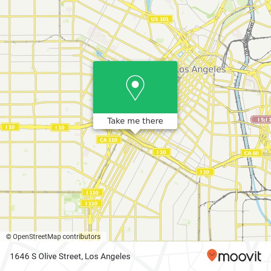 1646 S Olive Street map
