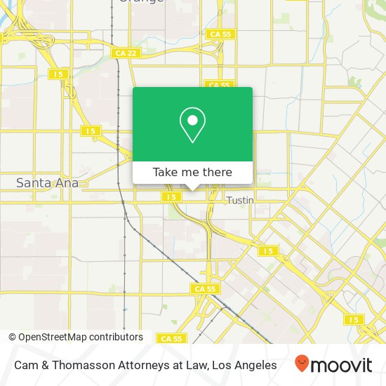 Cam & Thomasson Attorneys at Law map
