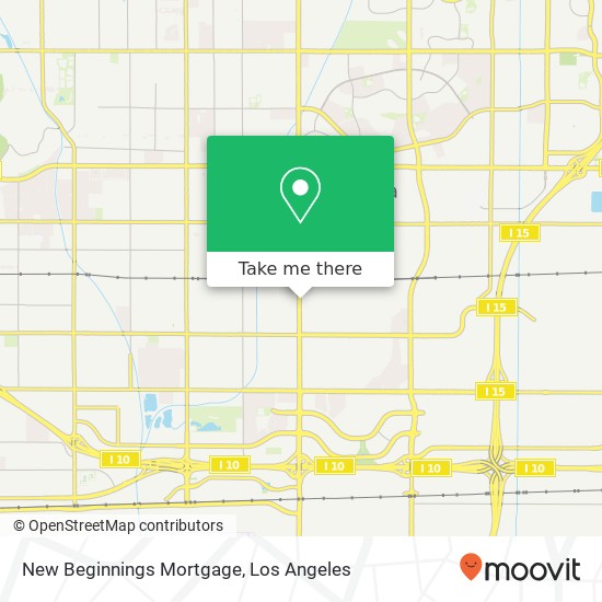 Mapa de New Beginnings Mortgage