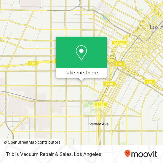 Tribi's Vacuum Repair & Sales map