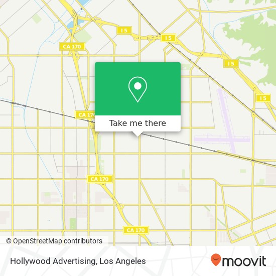 Hollywood Advertising map