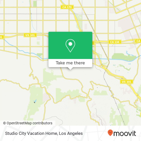 Studio City Vacation Home map