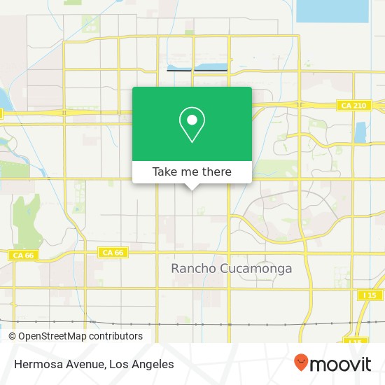 Mapa de Hermosa Avenue