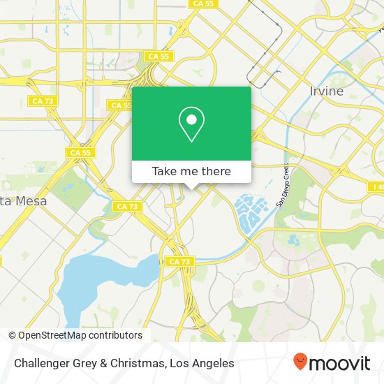 Challenger Grey & Christmas map