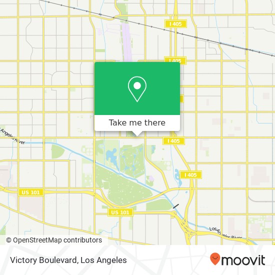 Victory Boulevard map