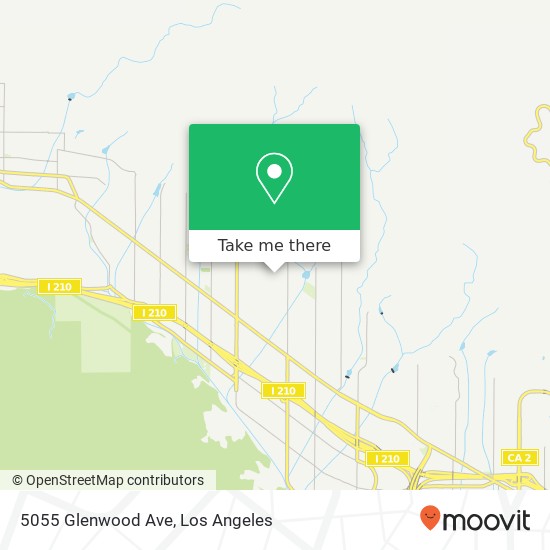 5055 Glenwood Ave map