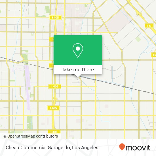 Mapa de Cheap Commercial Garage do