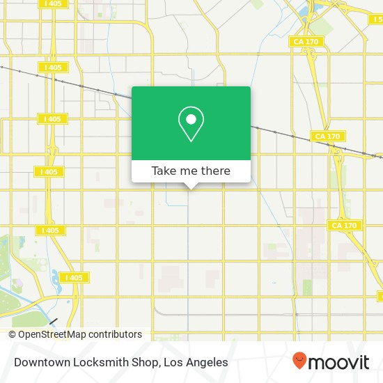 Downtown Locksmith Shop map