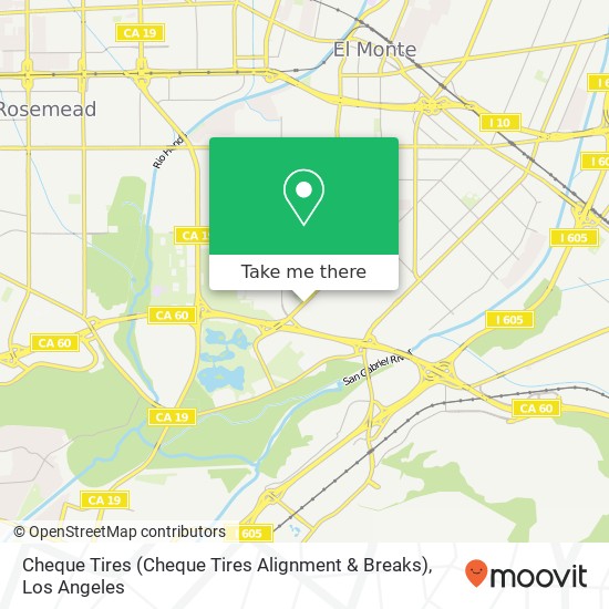 Cheque Tires (Cheque Tires Alignment & Breaks) map