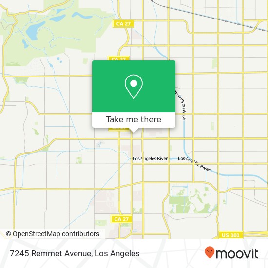 7245 Remmet Avenue map