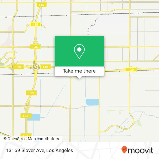 13169 Slover Ave map
