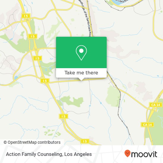 Action Family Counseling map