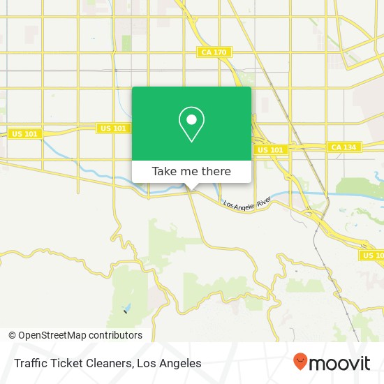 Traffic Ticket Cleaners map