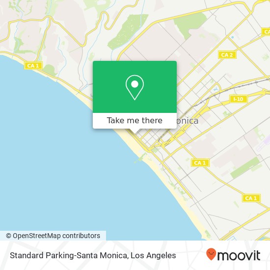 Mapa de Standard Parking-Santa Monica