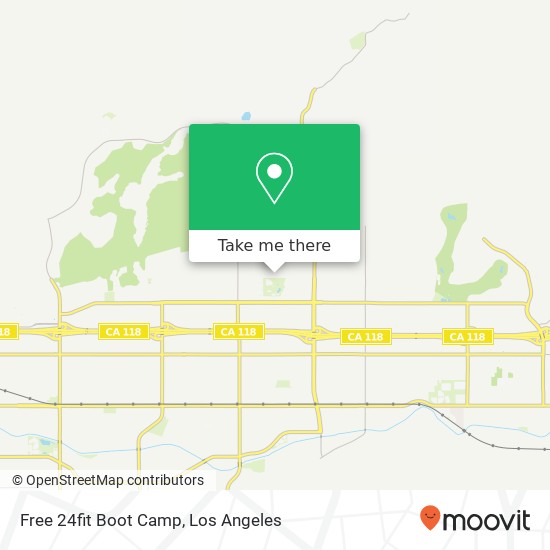 Mapa de Free 24fit Boot Camp