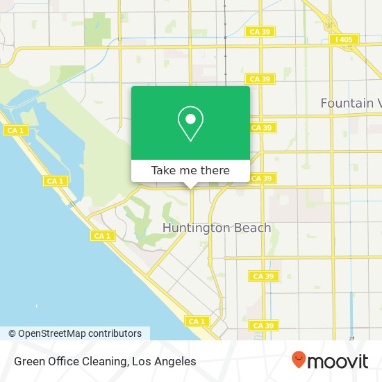 Green Office Cleaning map