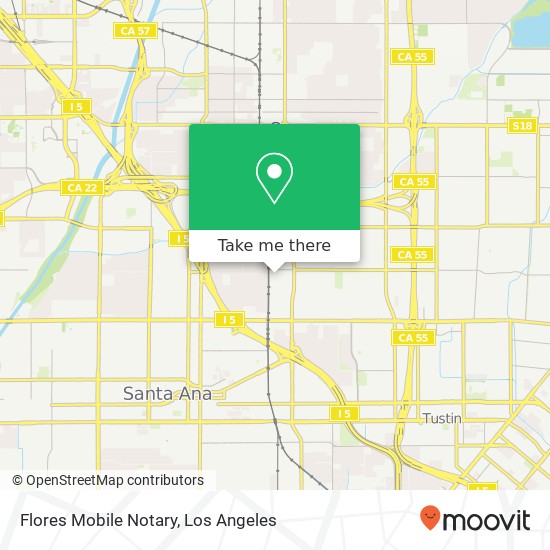 Mapa de Flores Mobile Notary