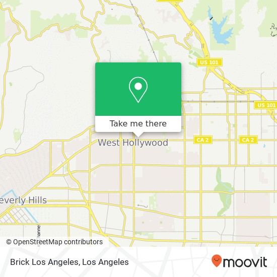 Mapa de Brick Los Angeles