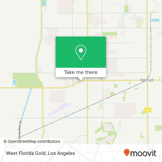 West Florida Gold map