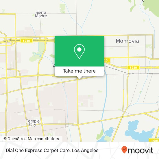 Dial One Express Carpet Care map