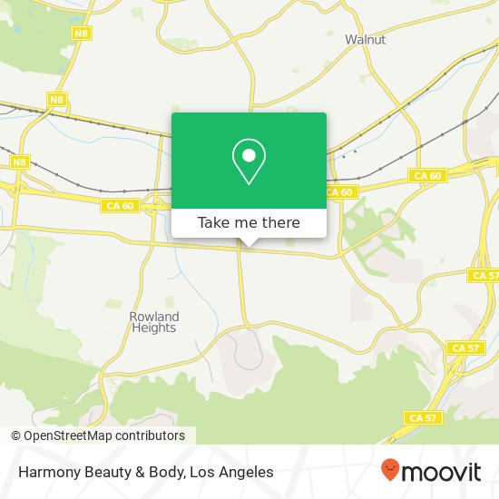 Mapa de Harmony Beauty & Body