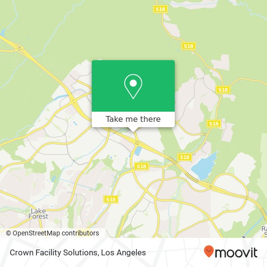 Crown Facility Solutions map