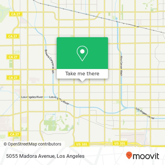 5055 Madora Avenue map