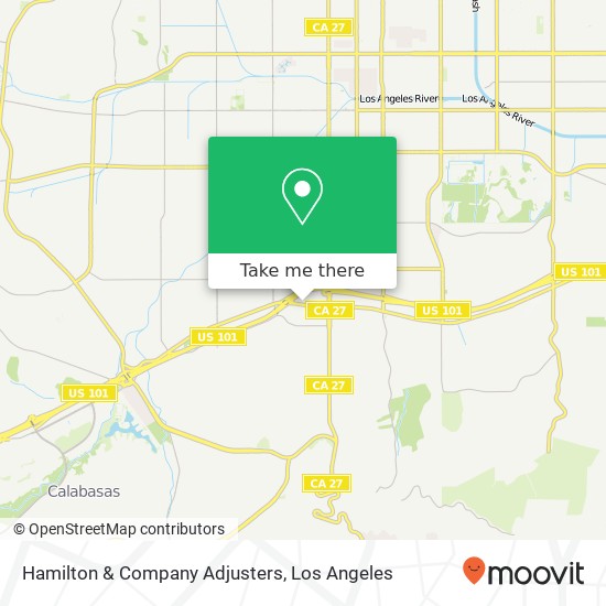 Mapa de Hamilton & Company Adjusters